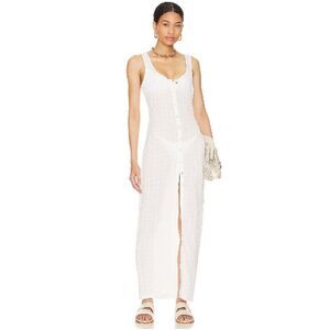 NWT Lovers & Friends LAGUNA BAY MAXI DRESS White Revolve Large